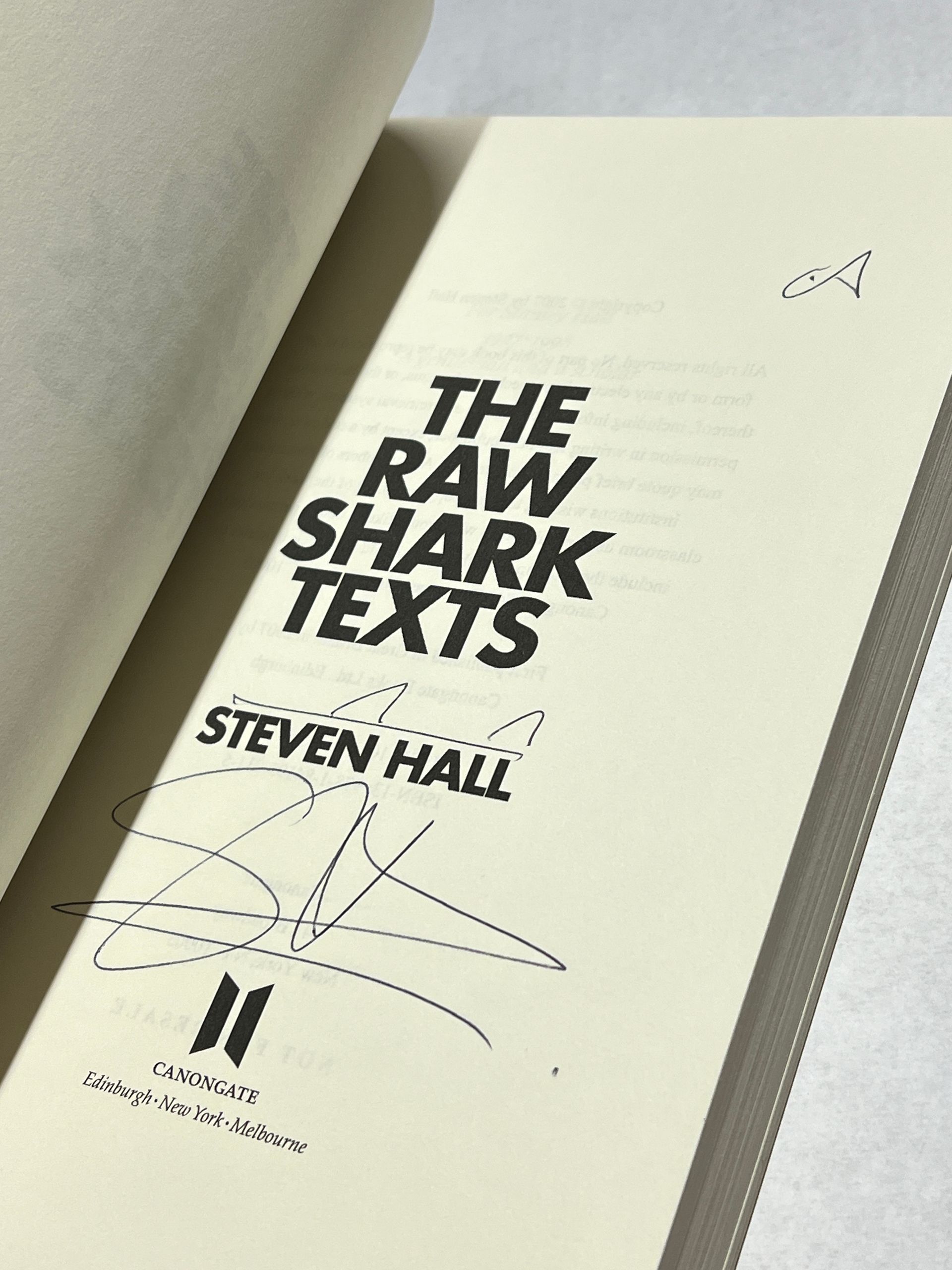 The Raw Shark Texts, Steven Hall