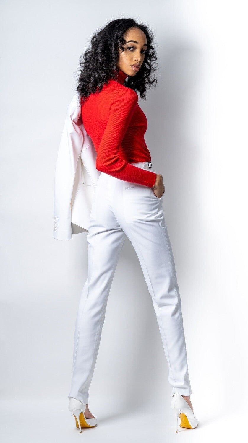 Single Breast Princess Cut Peak Lapel