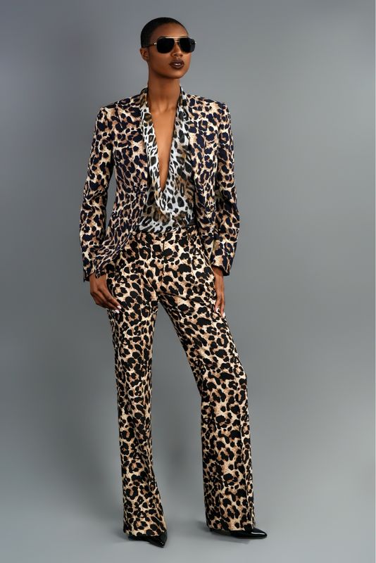 Leopard Print Suit