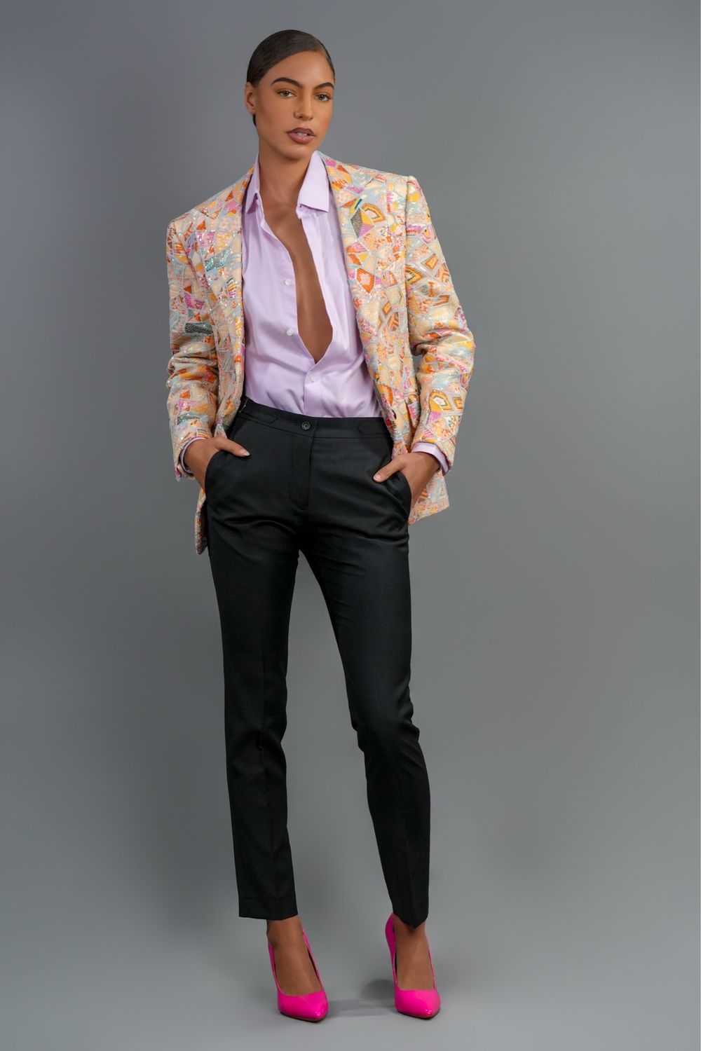 Lace Sequins Jacket