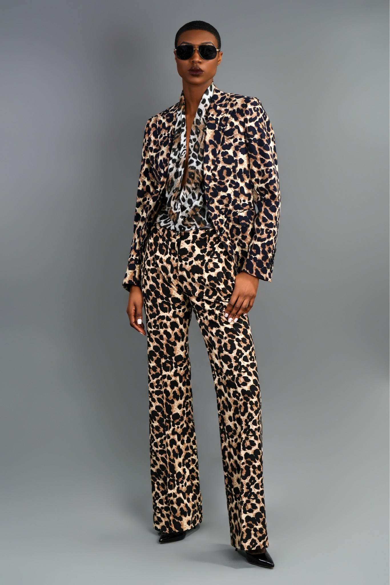 Leopard Print Suit