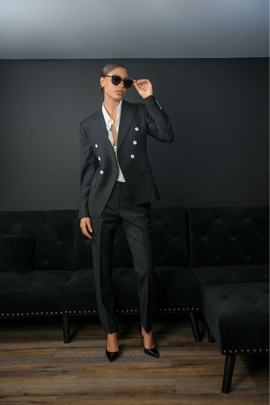 Onyx Wool Suit