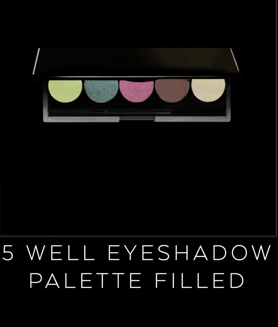 5 Well Eyeshadow Palette Filled