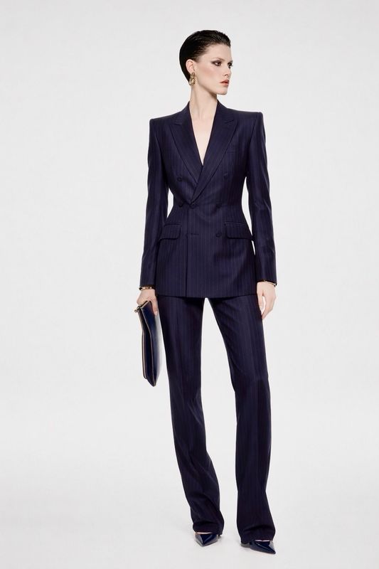 Pinstripe Double Breasted