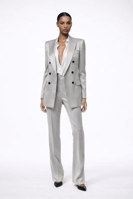 Silk Double Breasted