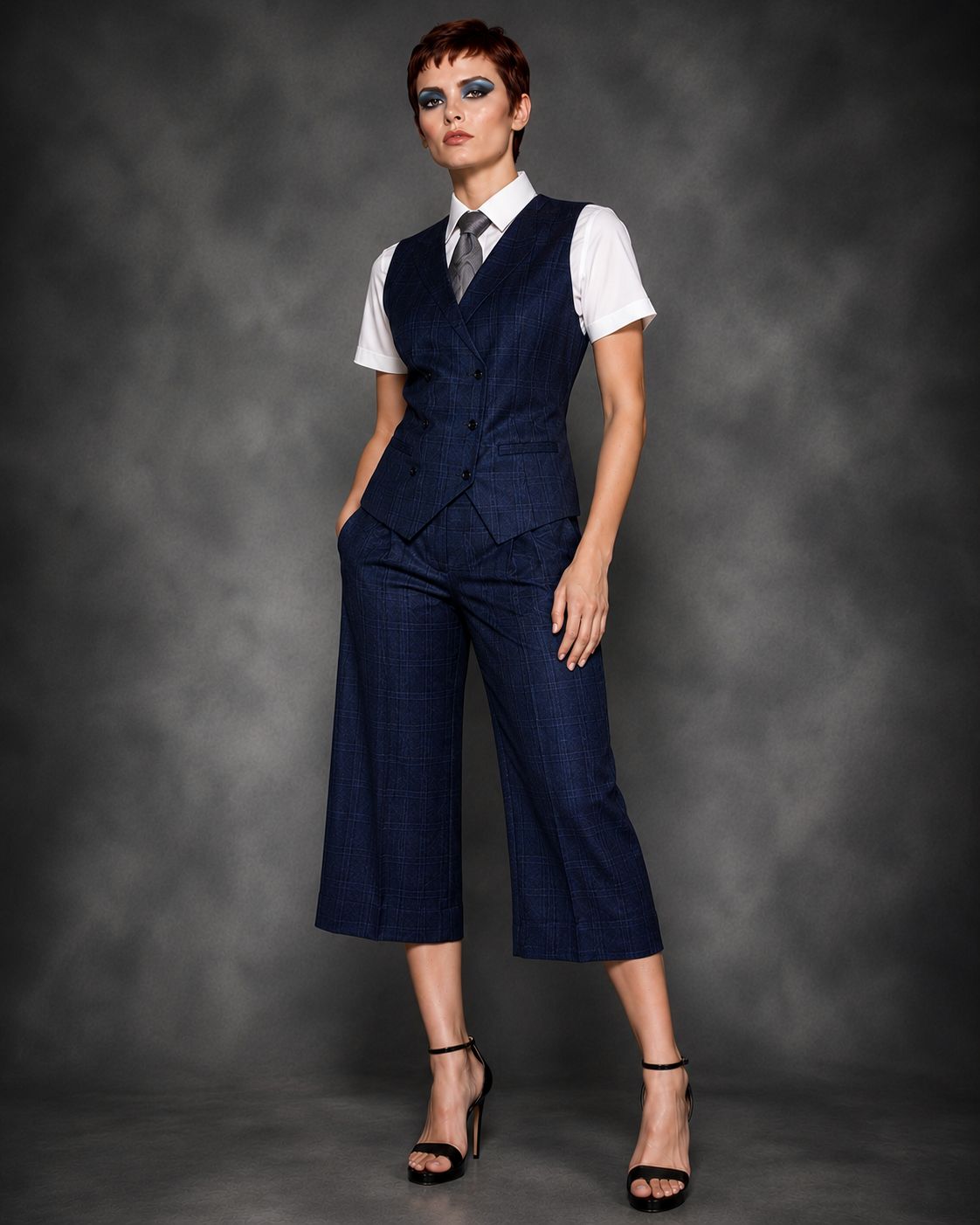 THE MONARCH VEST & CULOTTE ENSEMBLE THE MONARCH VEST & CULOTTE ENSEMBLE