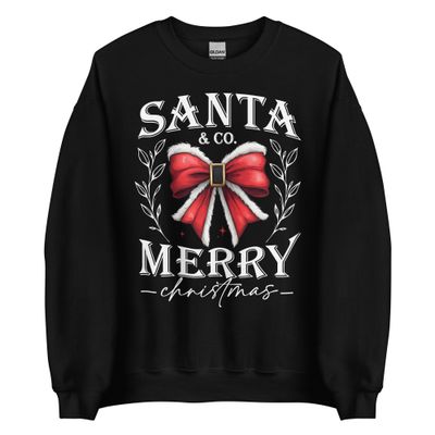 Santa &amp; Co Merry Christmas Sweatshirt