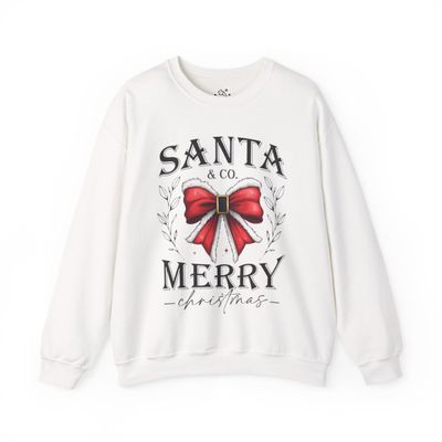 Santa &amp; Co Merry Christmas Sweatshirt