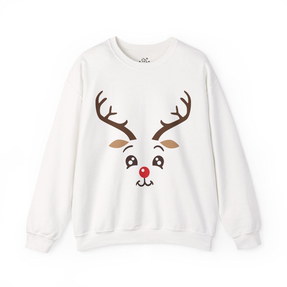 Reindeer Face Sweatshirt