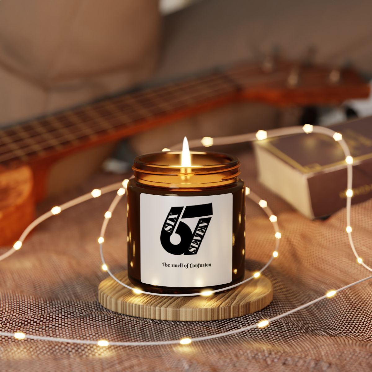 Six Seven, The smell of confusion! Scented Soy Candle 
