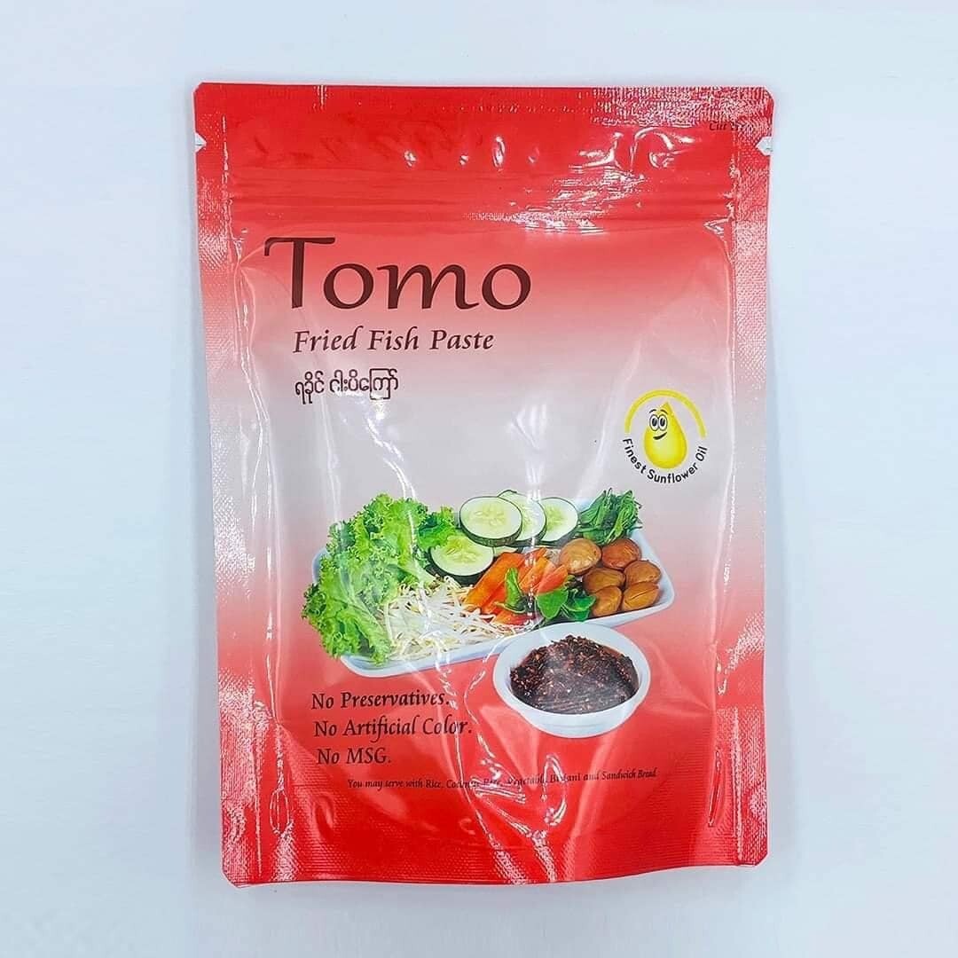 တိုမို ရခိုင် ငပိကြော် ( TOMO FRIED FISH PASTE ) - 320g