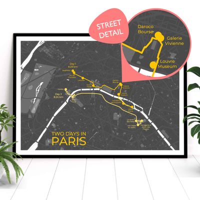 Personalized travel map, custom trip map, driving route, DIY roadtrip, travel adventure map, sailing trip, cruise map, flight path (DIGITAL MAP)