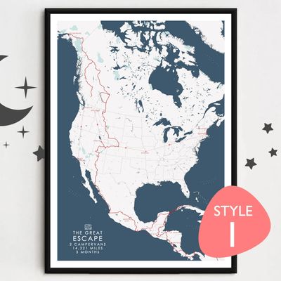 Personalize travel memory map - Custom map adventure - Travel print - Location map, map print, wall art, DIY road trip (DIGITAL MAP)