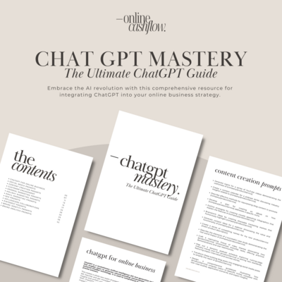ChatGPT Mastery: The Ultimate ChatGPT Guide