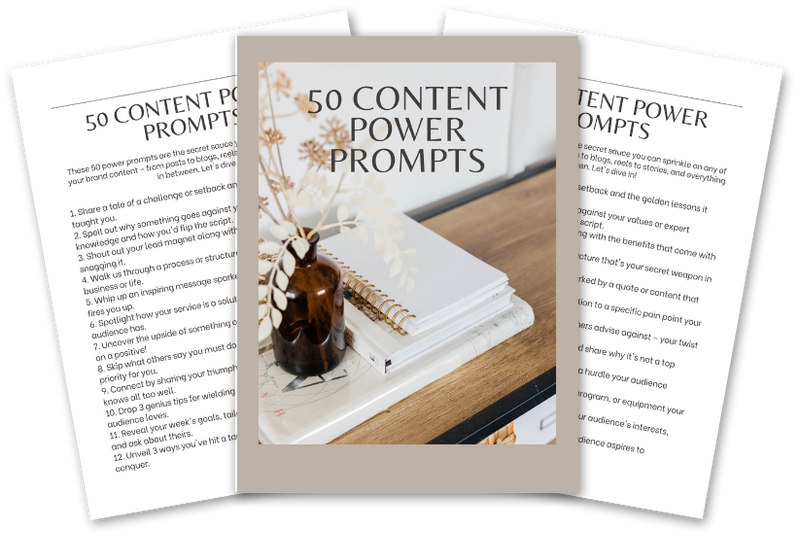 50 CONTENT POWER PROMPTS