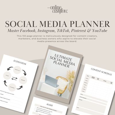Ultimate Social Media Planner Ultimate Social Media Planner