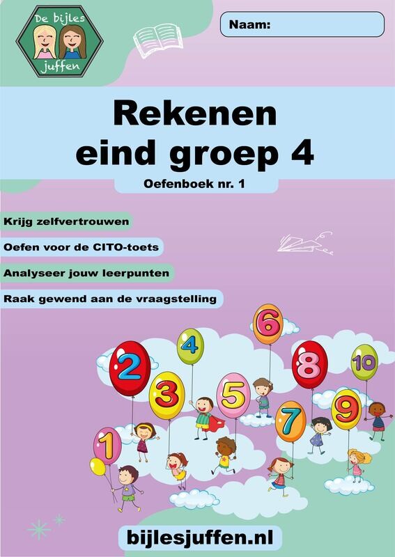 Oefenboek rekenen eind groep 4 nr.1
