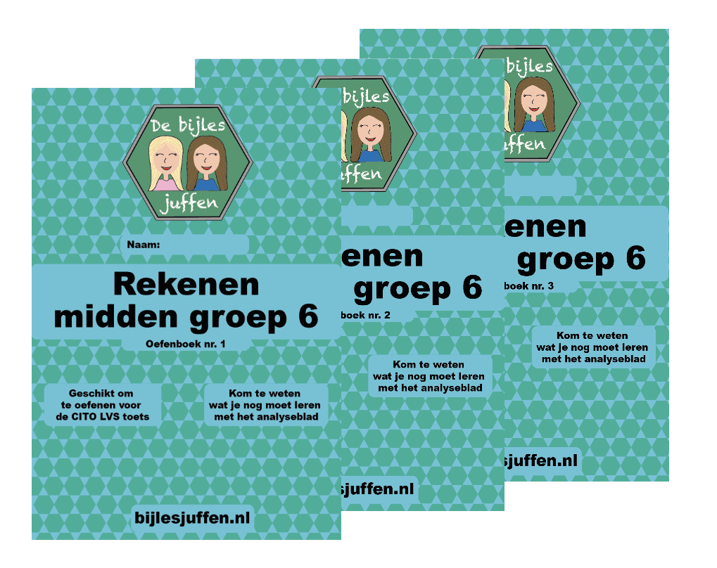 Voordeelset - CITO oefenboeken rekenen midden groep 6