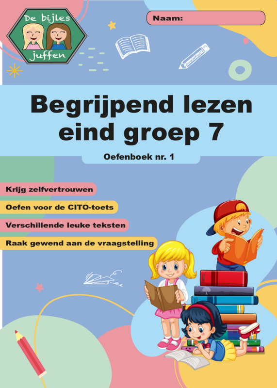 Oefenboek begrijpend lezen midden groep 7 nr. 1