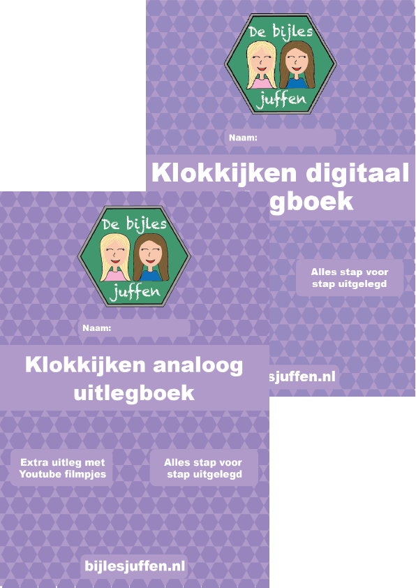Voordeelset - Uitlegboeken klokkijken analoog en digitaal