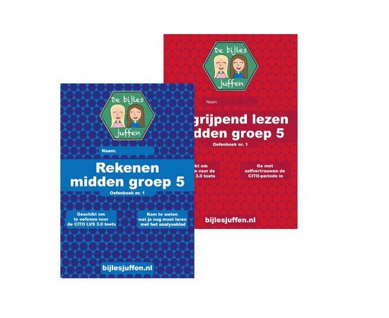 Cito oefenboeken begrijpend lezen en rekenen midden groep 5 voordeelset