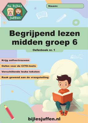 Oefenboek begrijpend lezen midden groep 6