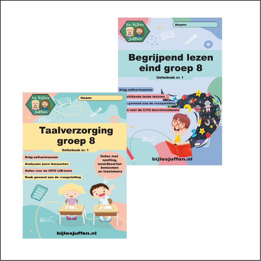 Cito Oefenboeken Voordeelset Taalverzorging en Begrijpend Lezen Groep 8