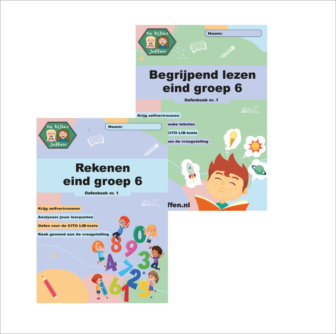 Voordeelset - CITO oefenboeken rekenen en begrijpend lezen eind groep 6 nr. 1