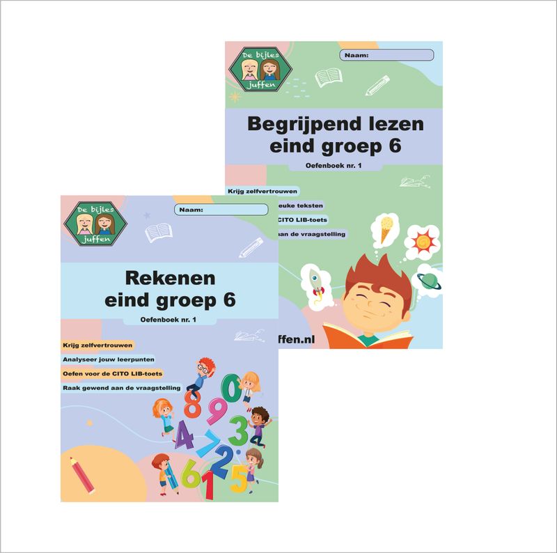 Voordeelset - CITO oefenboeken rekenen en begrijpend lezen eind groep 6 nr. 1