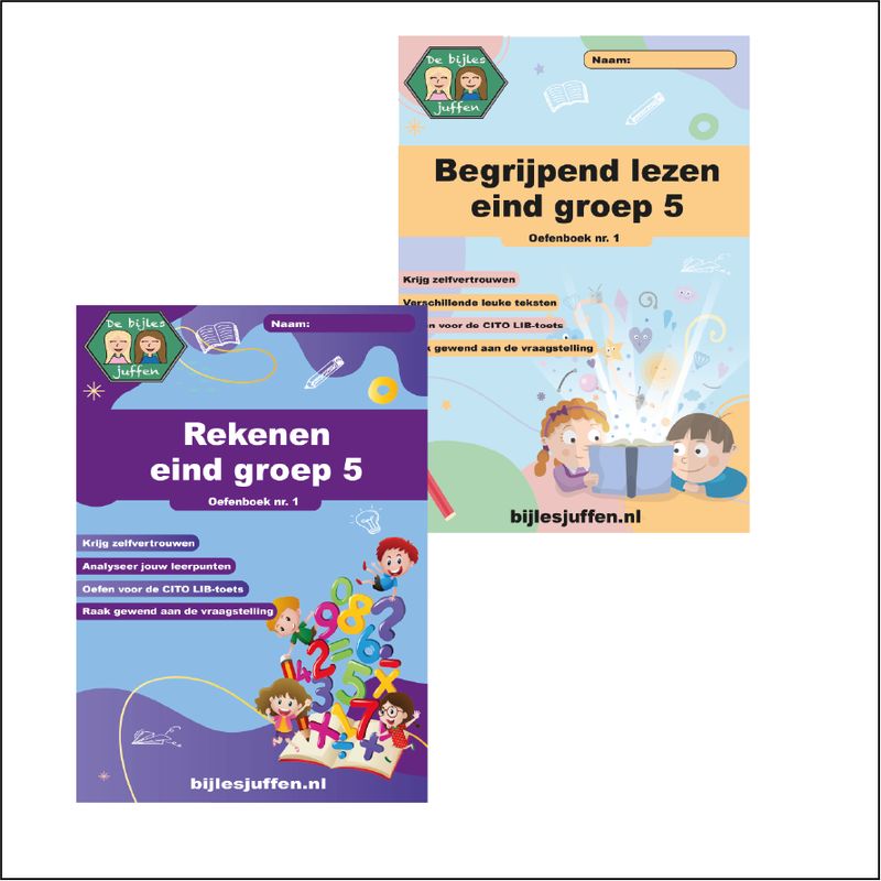 Voordeelset - CITO oefenboeken rekenen en begrijpend lezen eind groep 5