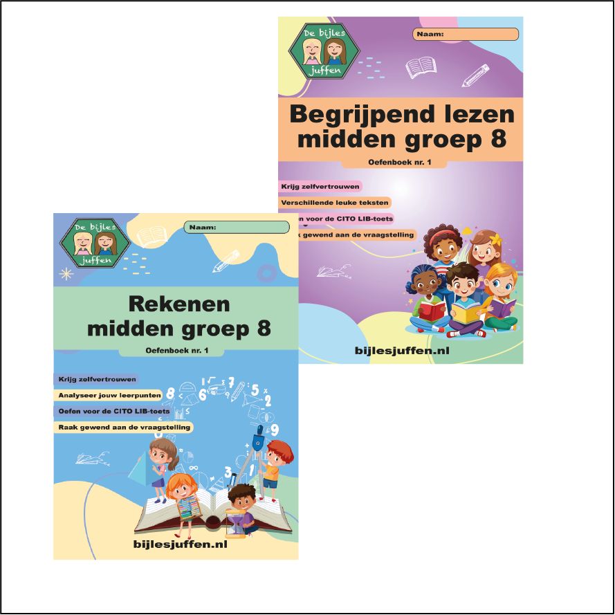 Voordeelset - CITO oefenboeken rekenen en begrijpend lezen midden groep 8