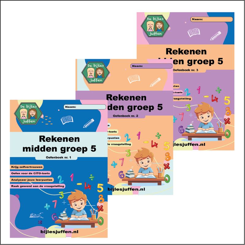 Voordeelset - CITO oefenboeken rekenen midden groep 5