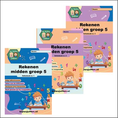 Voordeelset - CITO oefenboeken rekenen midden groep 5