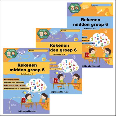 Voordeelset - CITO oefenboeken rekenen midden groep 6