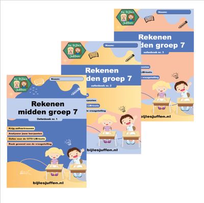 Voordeelset - CITO oefenboeken rekenen midden groep 7