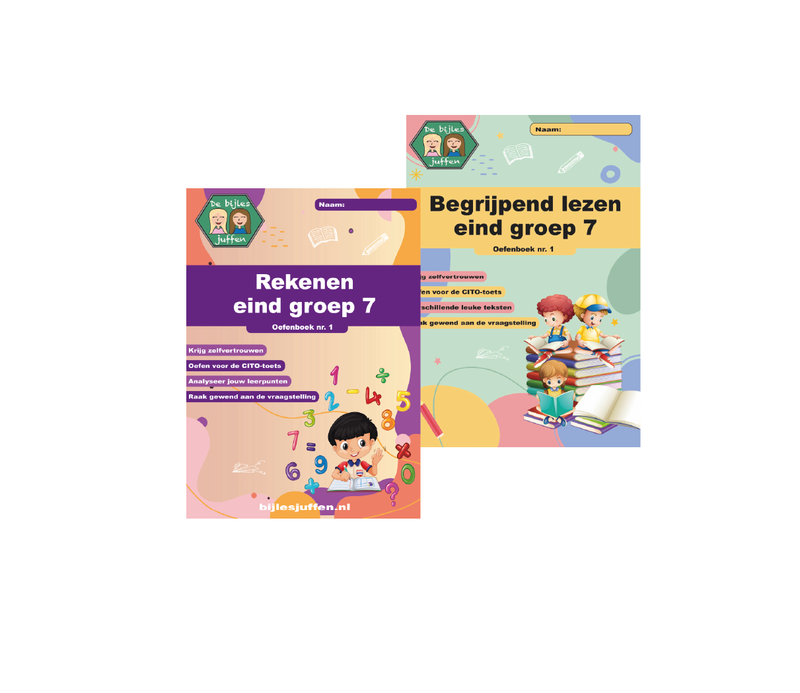 Voordeelset - CITO oefenboeken rekenen en begrijpend lezen eind groep 7