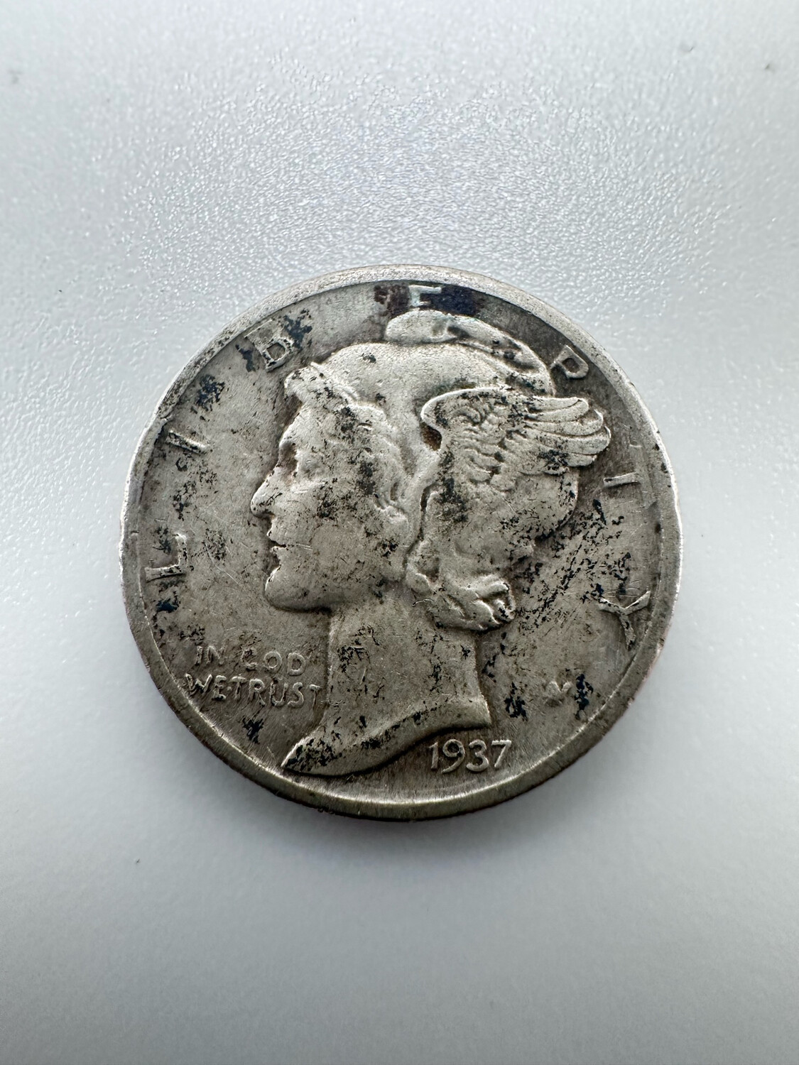 1937 Mercury Dime