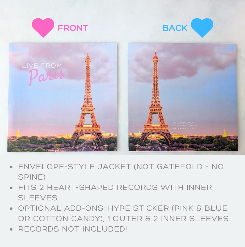 Live From Paris - Pink &amp; Blue Eiffel Tower