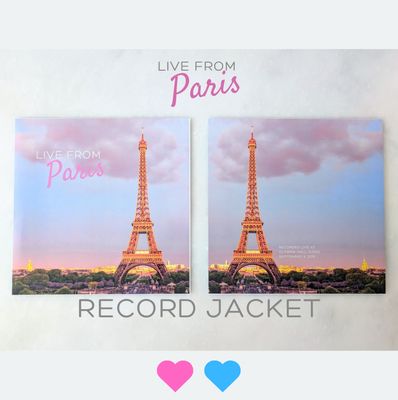 Live From Paris - Pink &amp; Blue Eiffel Tower