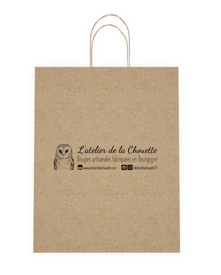 Sac cadeau / transport en kraft recyclé