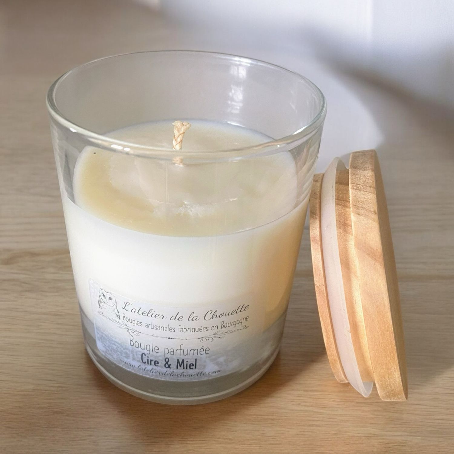 Bougie parfumée Cire &amp; Miel - 140 mL