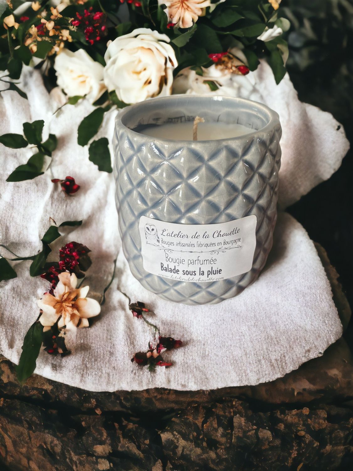 Bougie parfumée Balade sous la pluie - 250 mL