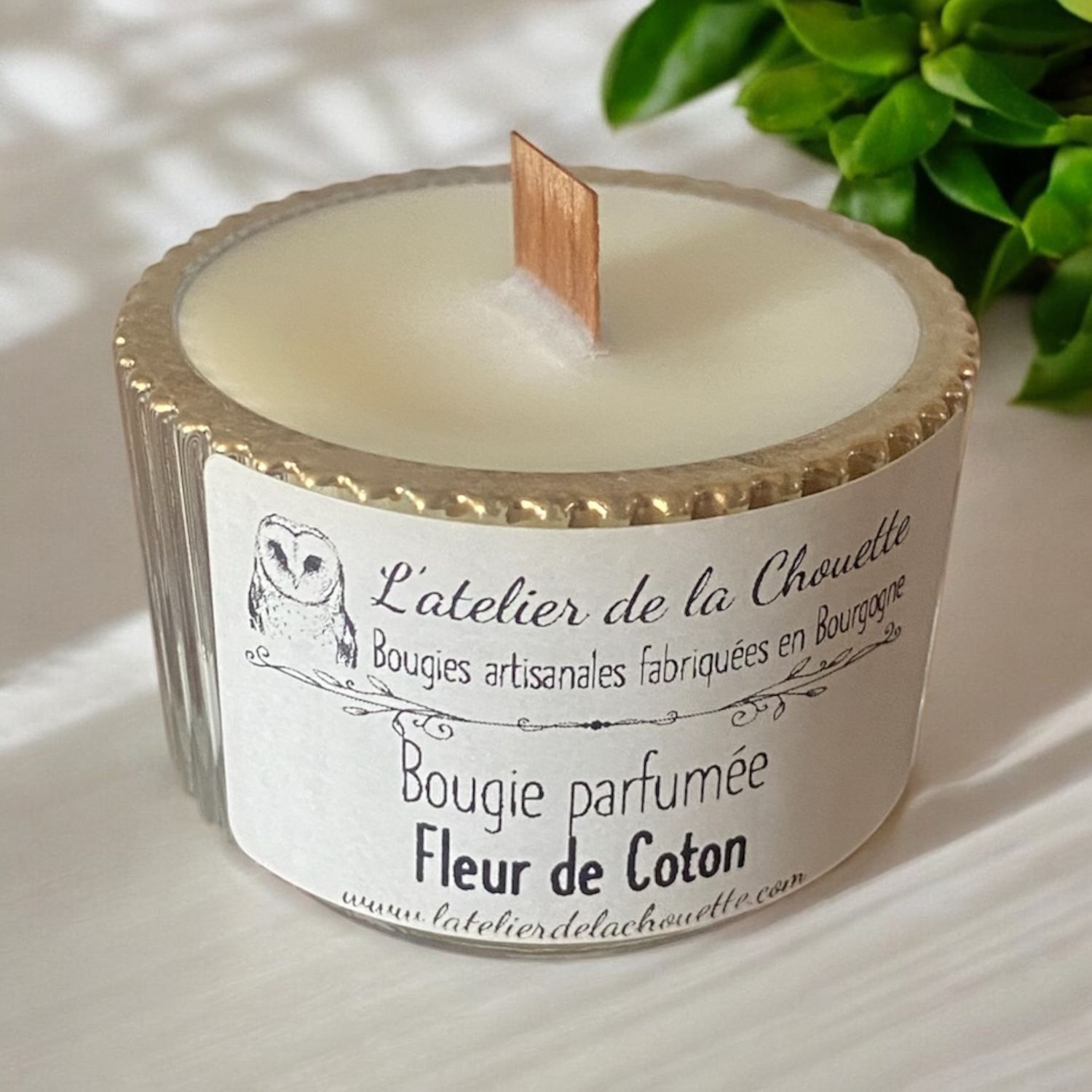 Bougie parfumée Fleur de coton - 40 mL