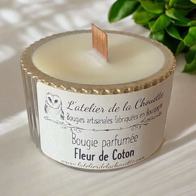 Bougie parfumée Fleur de coton - 40 mL