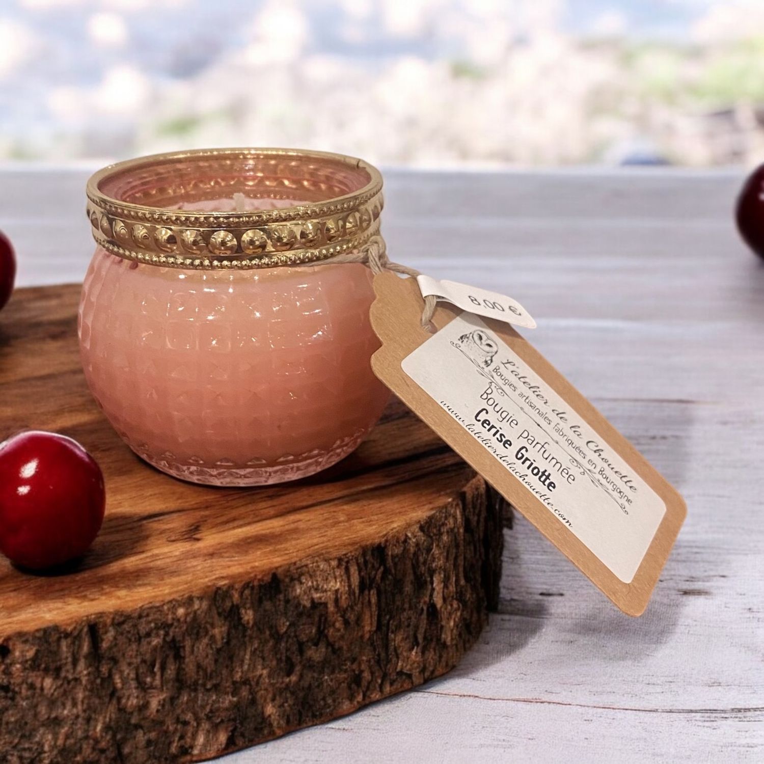 Bougie parfumée Cerise Griotte - 100 mL
