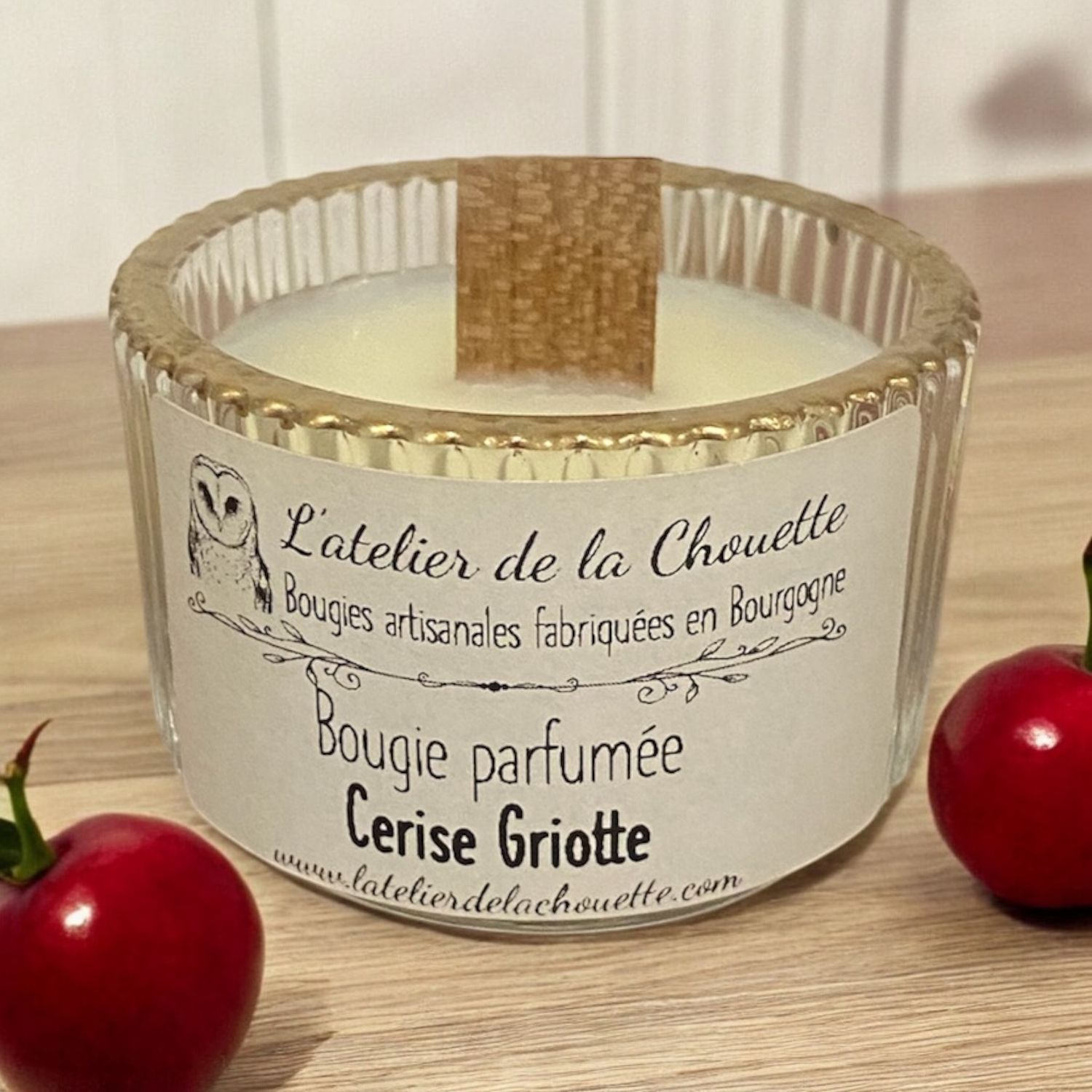 Bougie parfumée Cerise Griotte - 40 mL