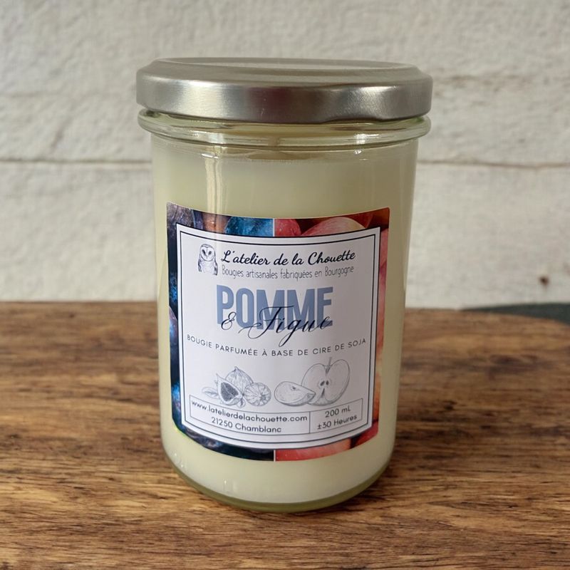 Bougie parfumée Pomme &amp; Figue - 200 mL