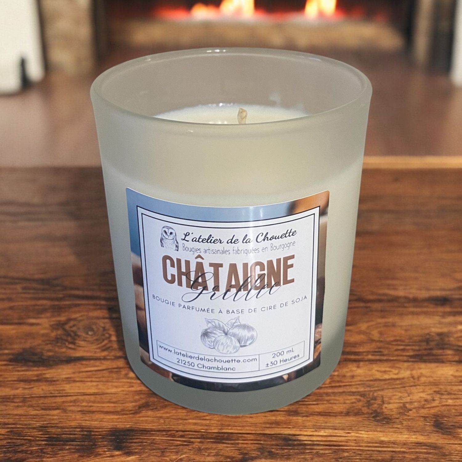 Bougie parfumée Châtaigne grillée - 200 mL