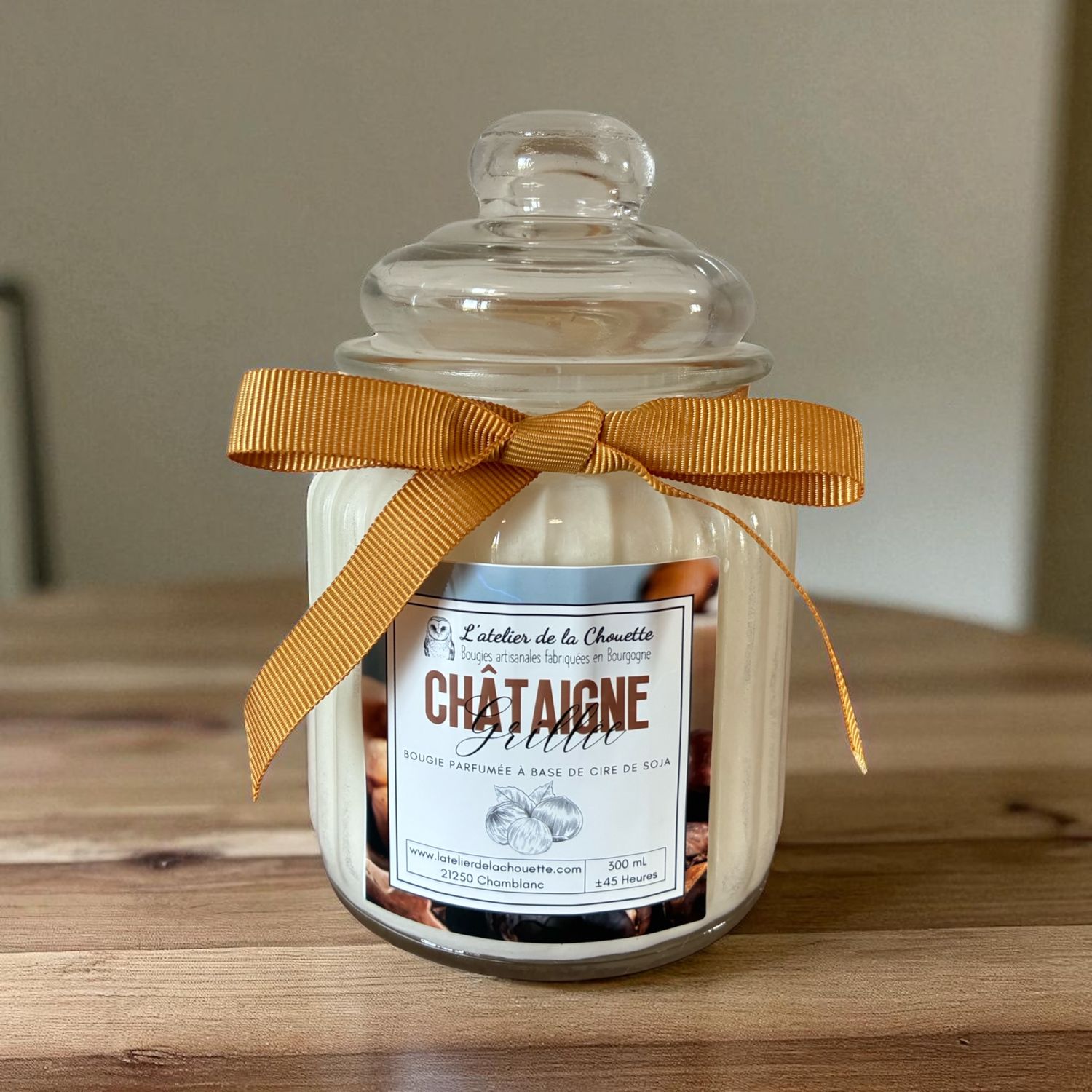 Bougie parfumée Châtaigne grillée - 300 mL