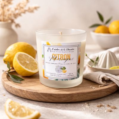Bougie parfumée Citron meringué - 200 mL